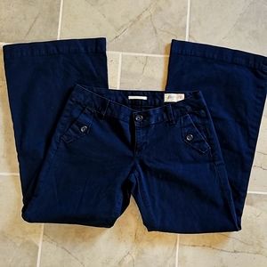 Wide leg Gap blue trouser jeans size 10